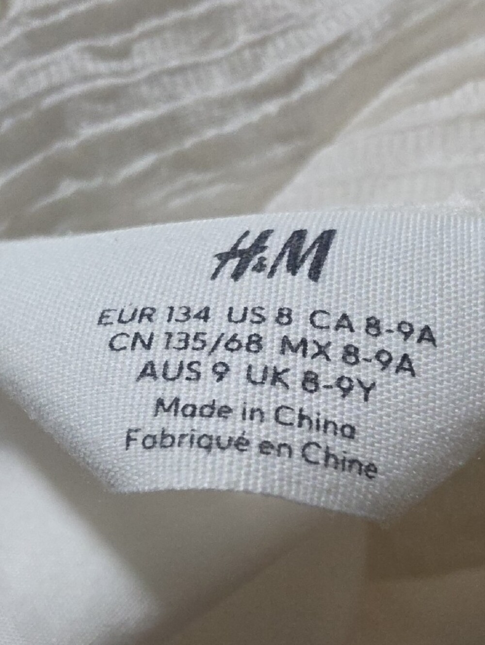 H&M White Textured Ruffle Blouse - Picture 6 of 6